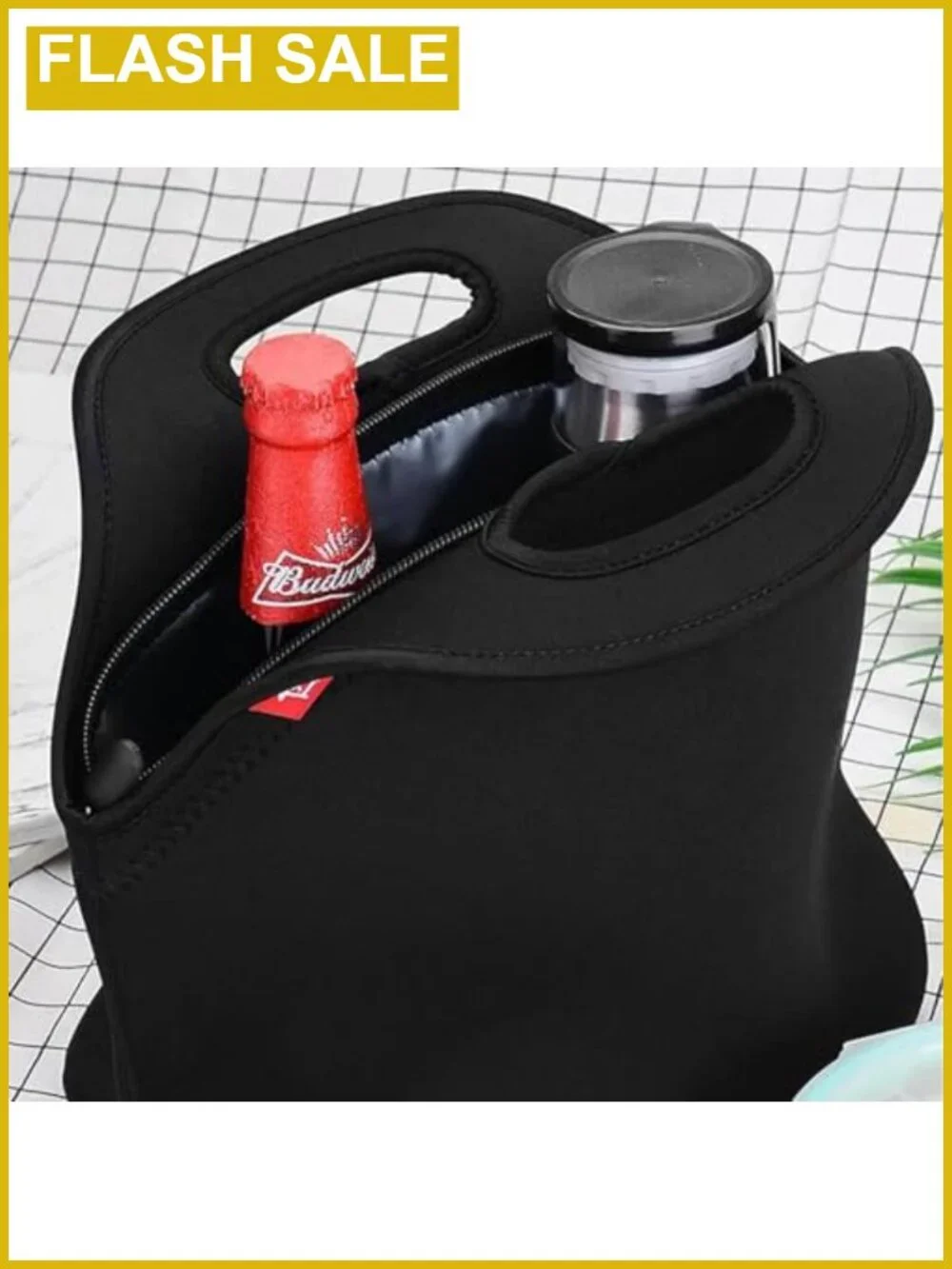 Insulated Lunch Tote Bag Waterproof Neoprene Cooler for Work School Office